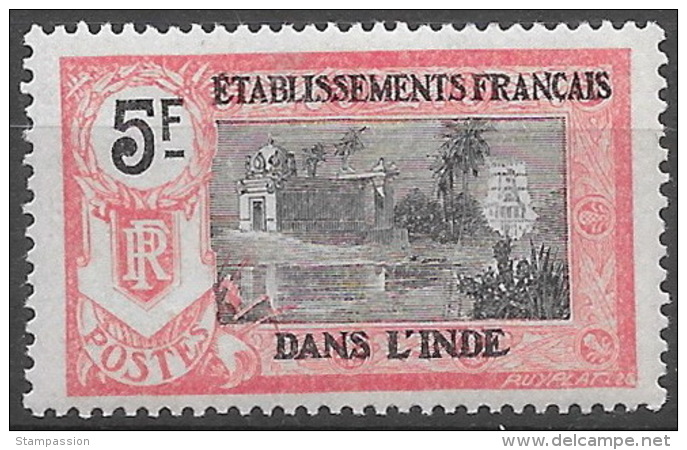 Inde 1922 - N° YT  55, Neuf ** , Gomme à Peine Tachée - Unused Stamps