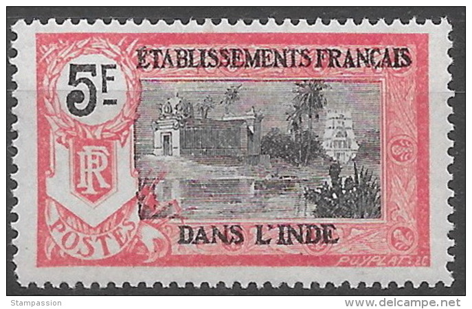 Inde 1922 - N° YT  55, Neuf ** - Neufs