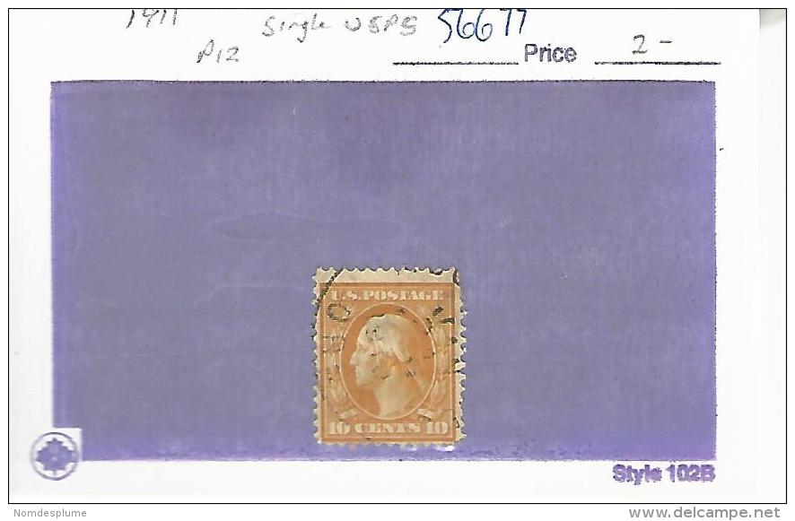 56677 ) USA   1911  Postmark Cancel - Used Stamps