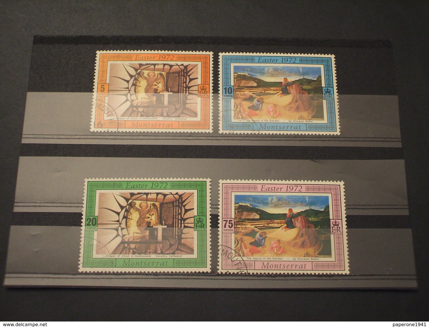 MONTSERRAT - 1972 PASQUA  4 Valori - TIMBRATI/USED - Montserrat