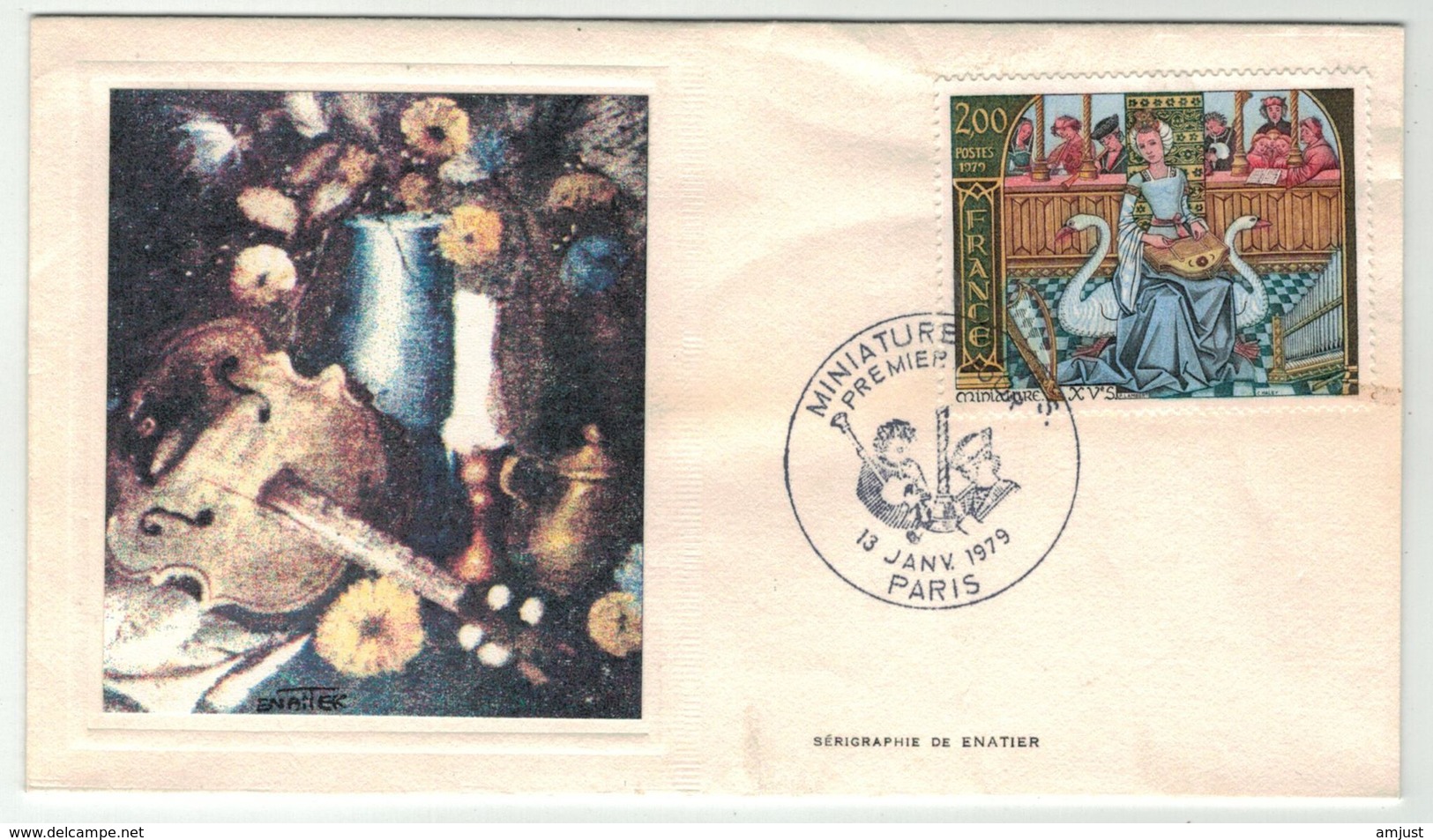 France // FDC // 1970-1979 // 1979 //  FDC Du 13.01.1979 Miniature De La Musique - 1970-1979