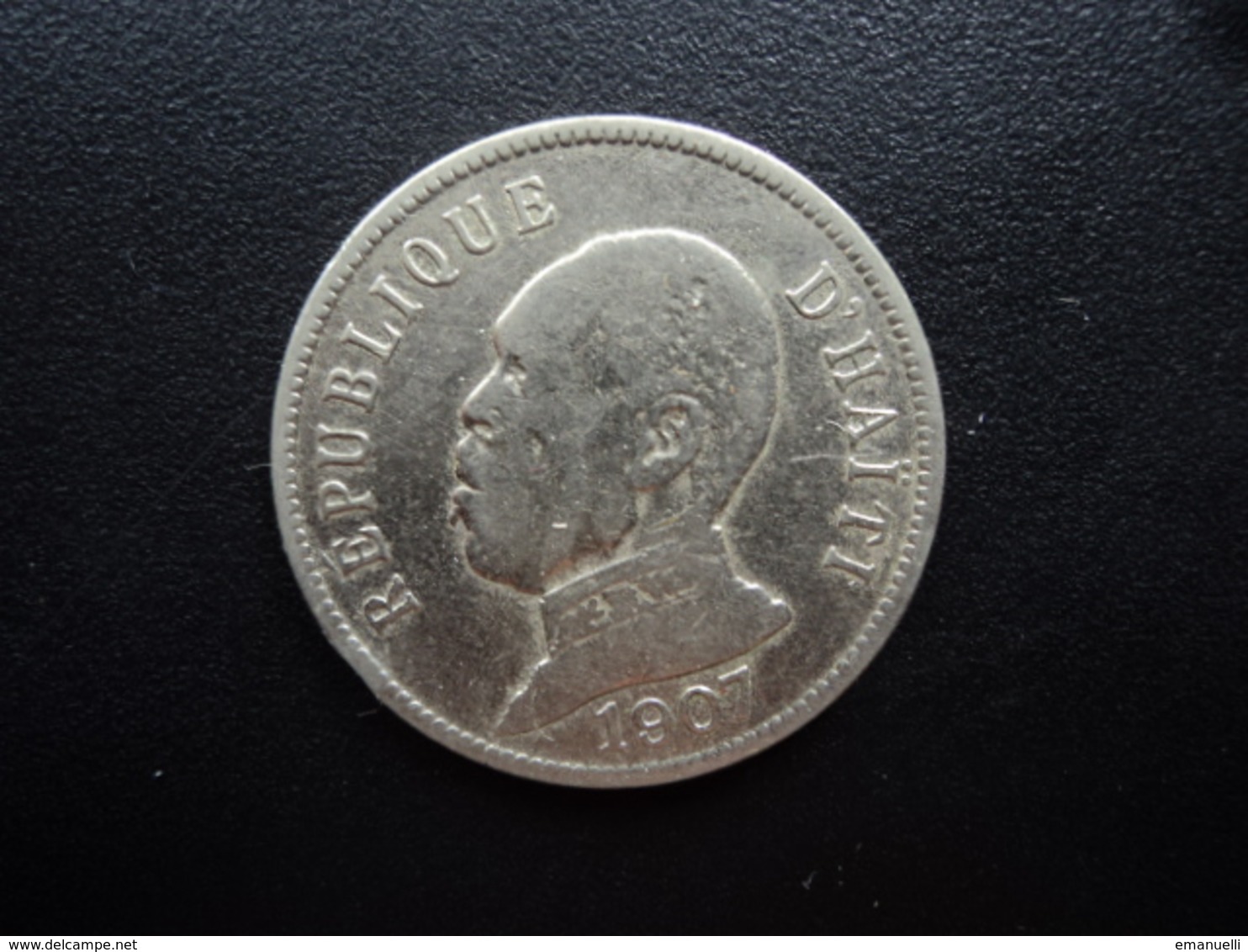 HAÏTI  : 50 CENTIMES  1907  KM 56   TB+ / TTB - Haití