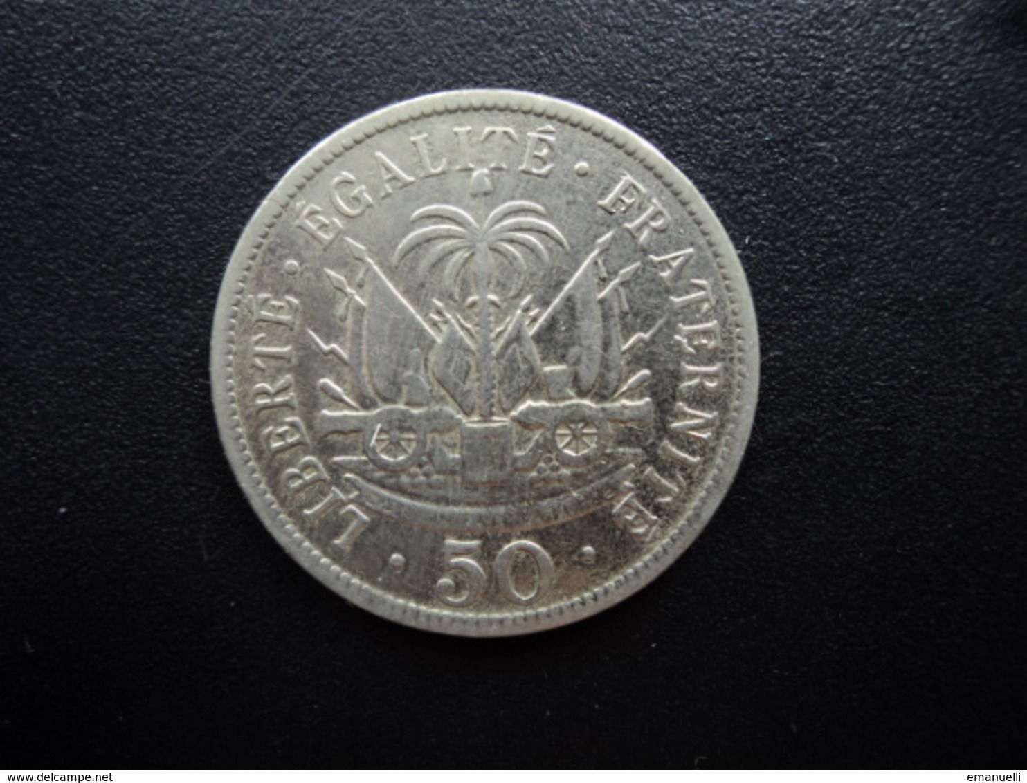 HAÏTI  : 50 CENTIMES  1907  KM 56   TB+ / TTB - Haïti