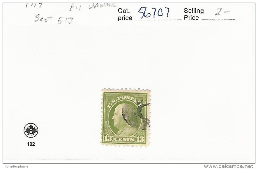 56707 ) USA   1919  Postmark Cancel - Usati