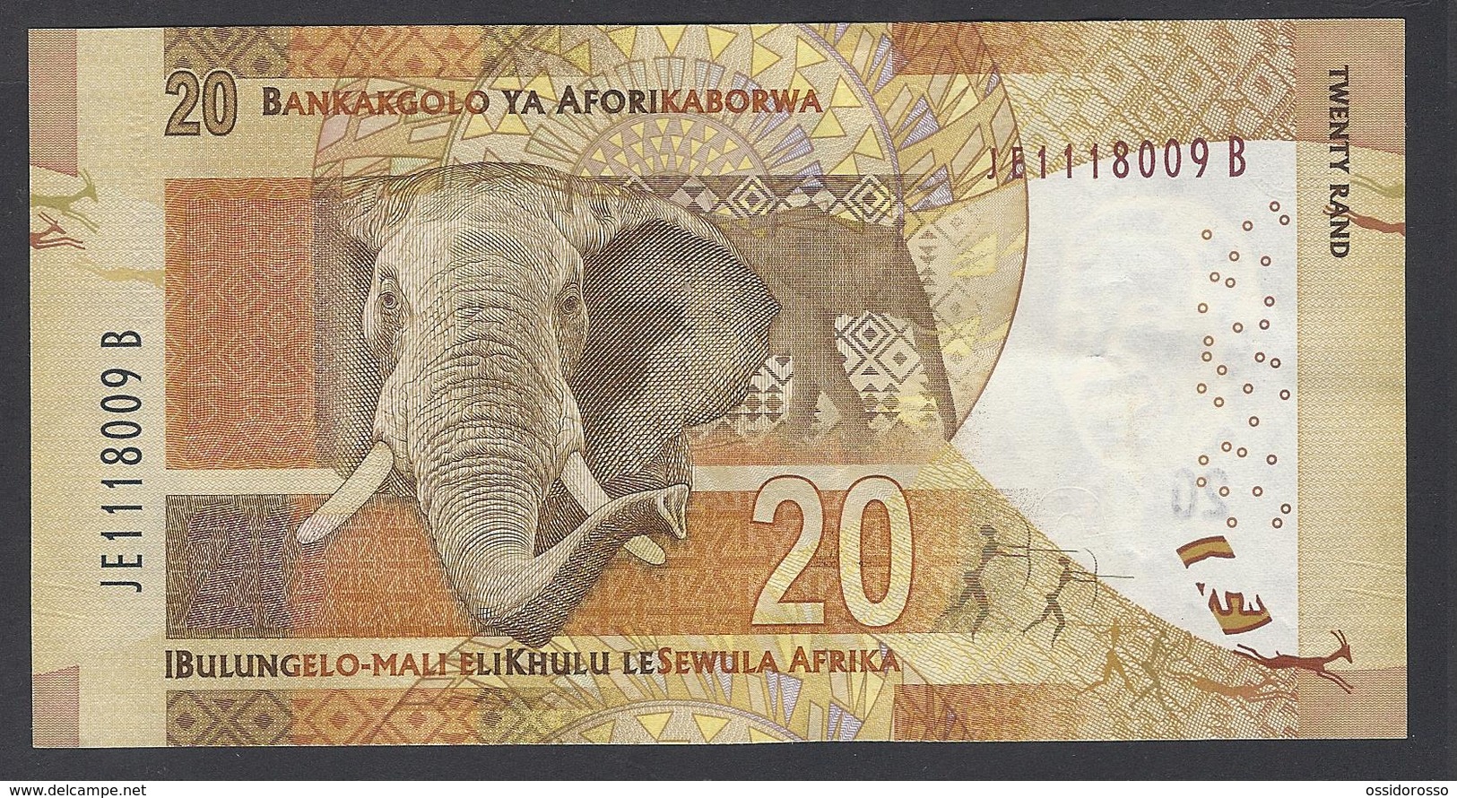 2015 - 20 Rand - TWENTY RAND -  Signature: Lesetja Kganyago - UNC - Sudafrica