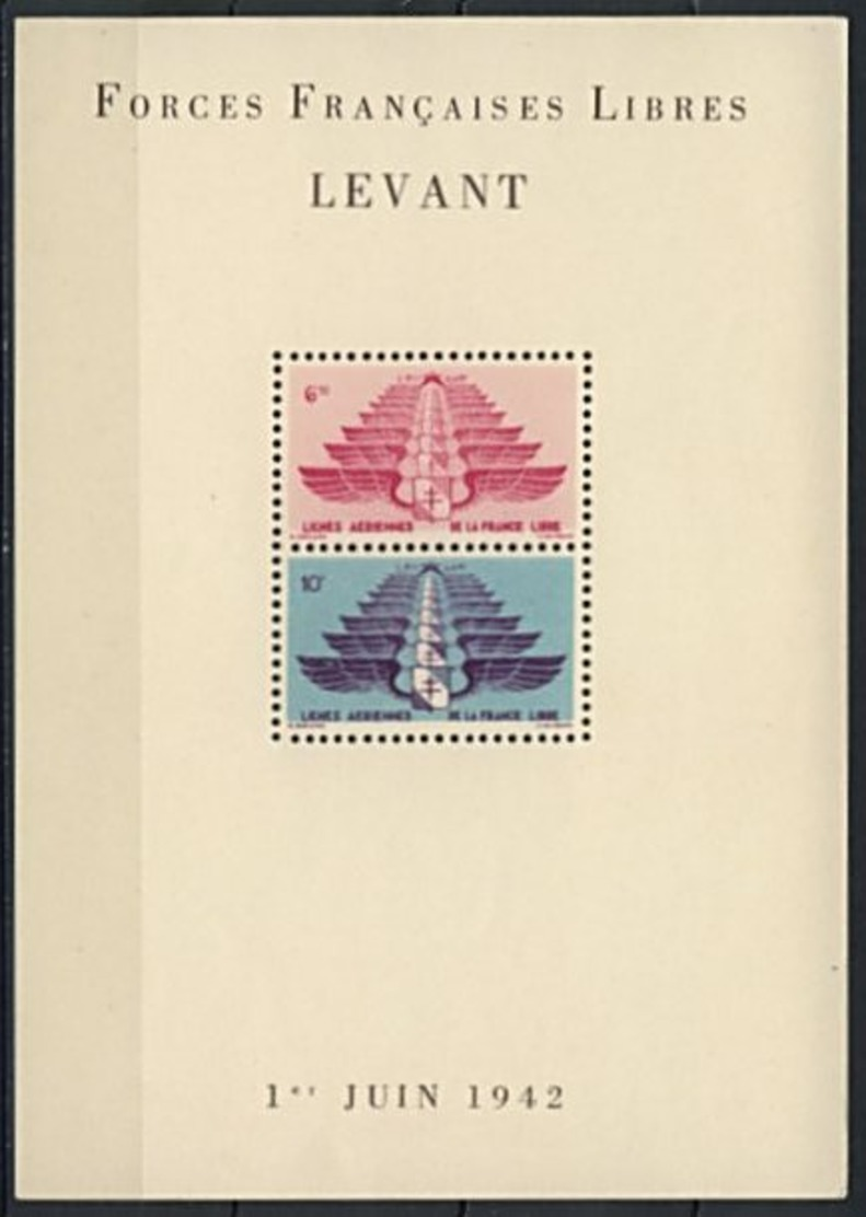 Levant, BF N° 1A** Y Et T, Bloc - Feuillet - Neufs