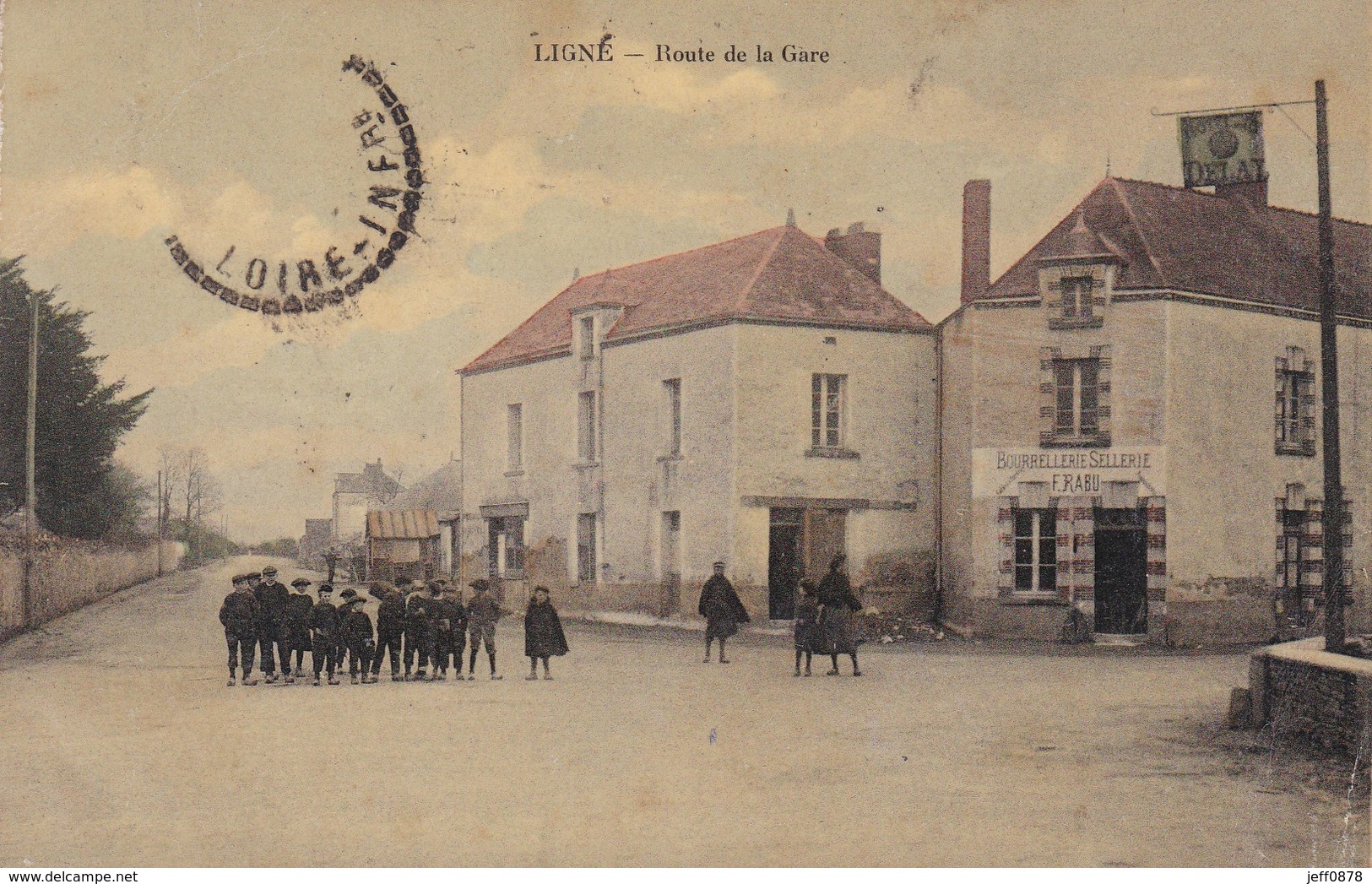 44 - LOIRE ATLANTIQUE - LIGNE - Route De La Gare - Ligné