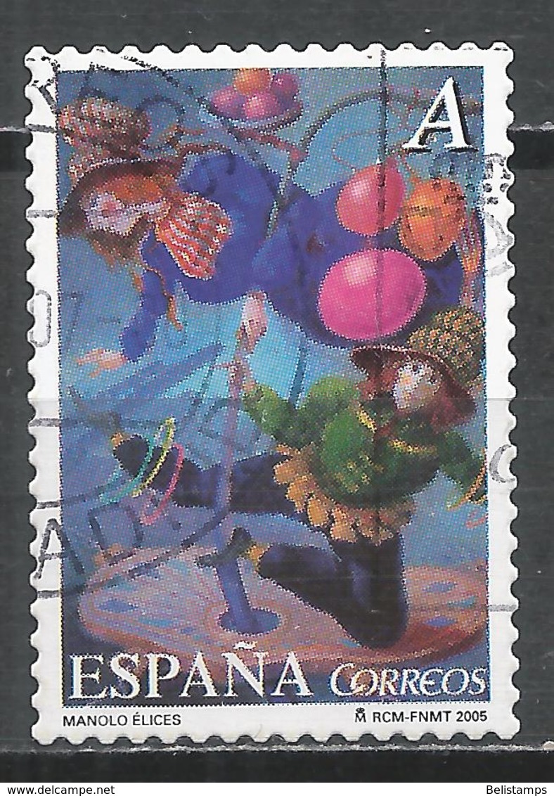 Spain 2005. Scott #3335d (U) Paintings Of Circus Performers By Manolo Elices - Oblitérés