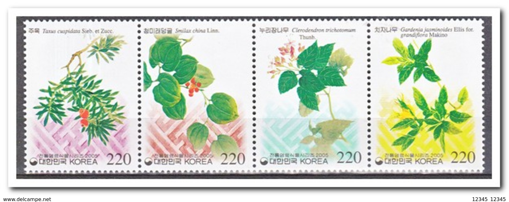 Zuid Korea 2005, Postfris MNH, Plants - Korea (Zuid)