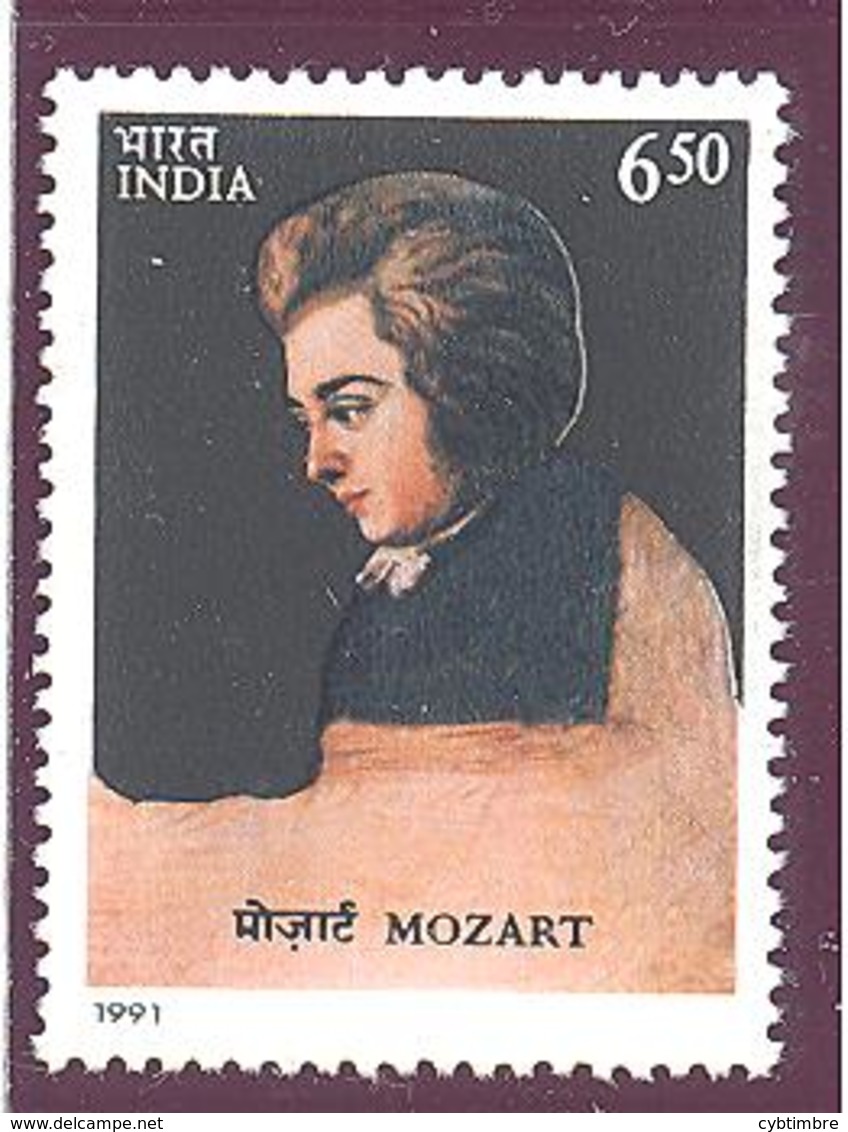 Inde : Yvert N° 1134**; MNH; Mozart - Neufs