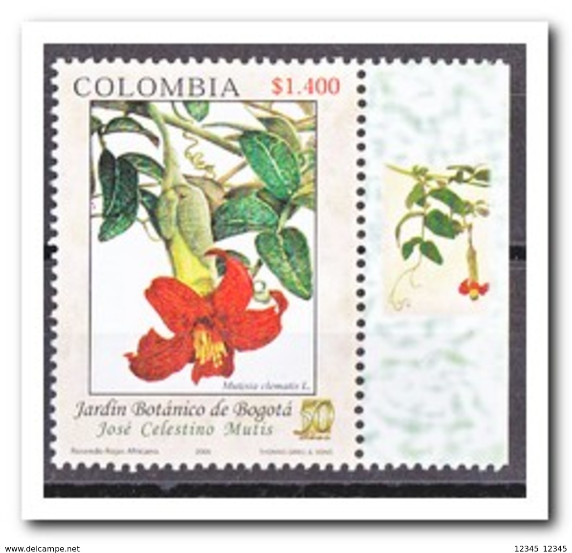 Colombia 2005, Postfris MNH, Flowers - Colombia