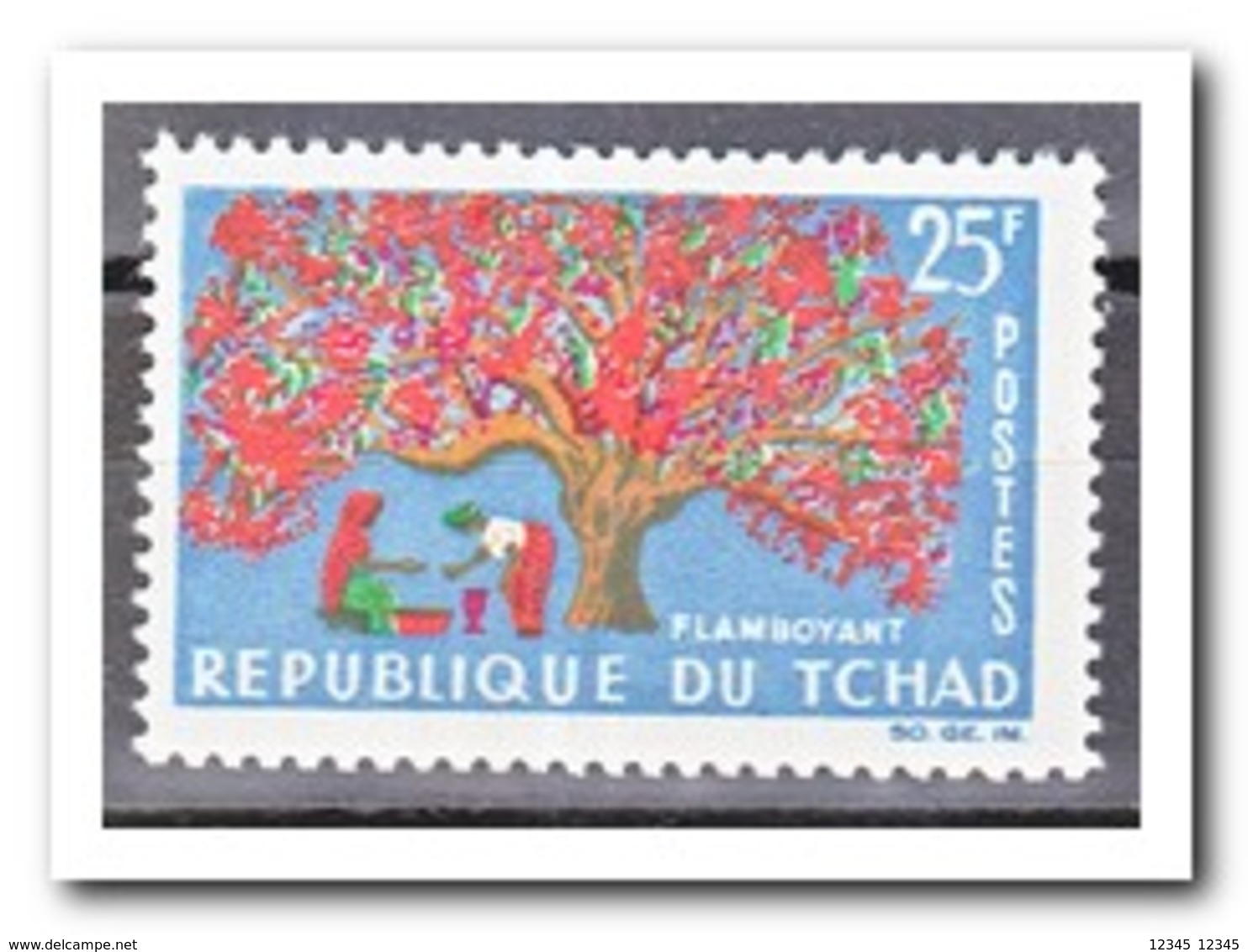 Tsjaad 1964, Postfris MNH, Trees - Tsjaad (1960-...)