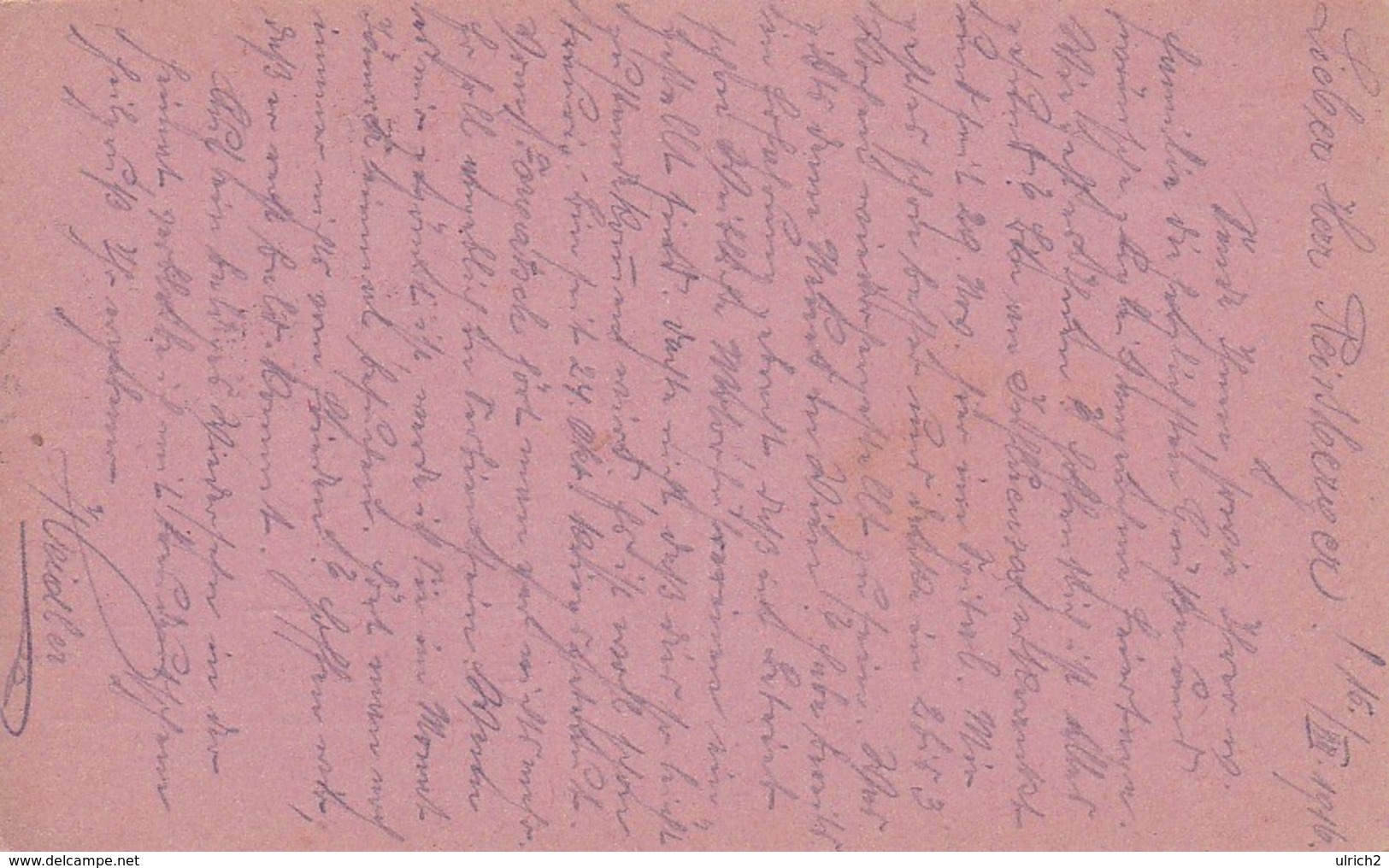 Feldpostkorrespondenzkarte - Vöröskereszt Kisegitö Korhaz - Rotes Kreuz Spital - 1916 (34582) - Briefe U. Dokumente