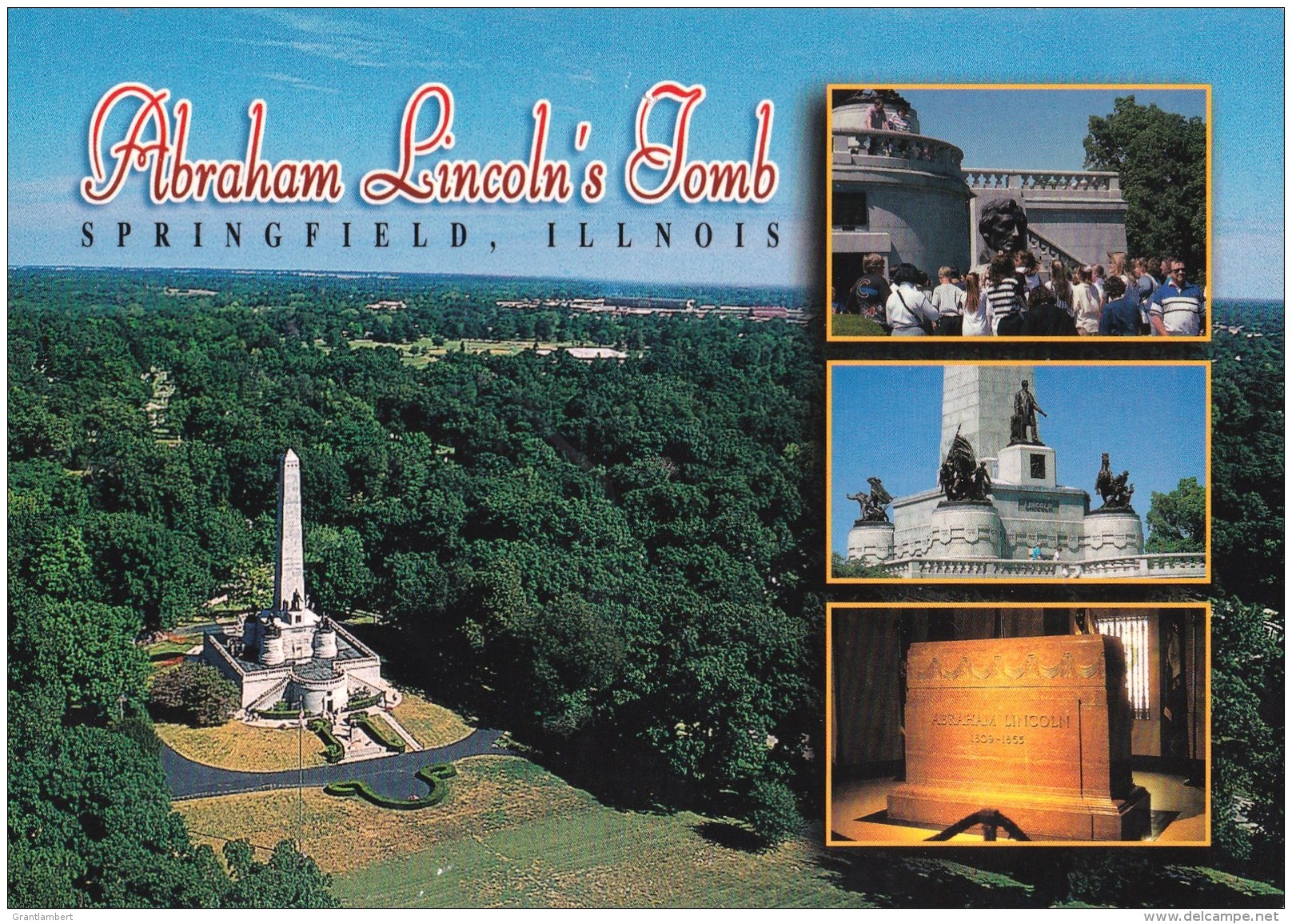 Abraham Lincoln's Tomb, Springfield, Illinois, USA Unused - Springfield – Illinois