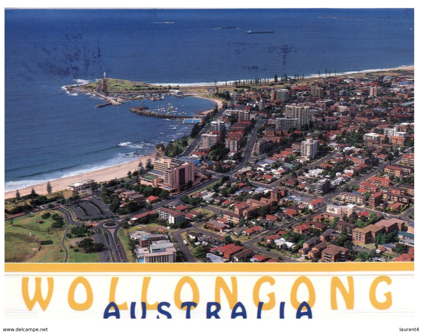 (125) Australia - (with Stamp At Back Of Card) NSW - Wollongong - Wollongong