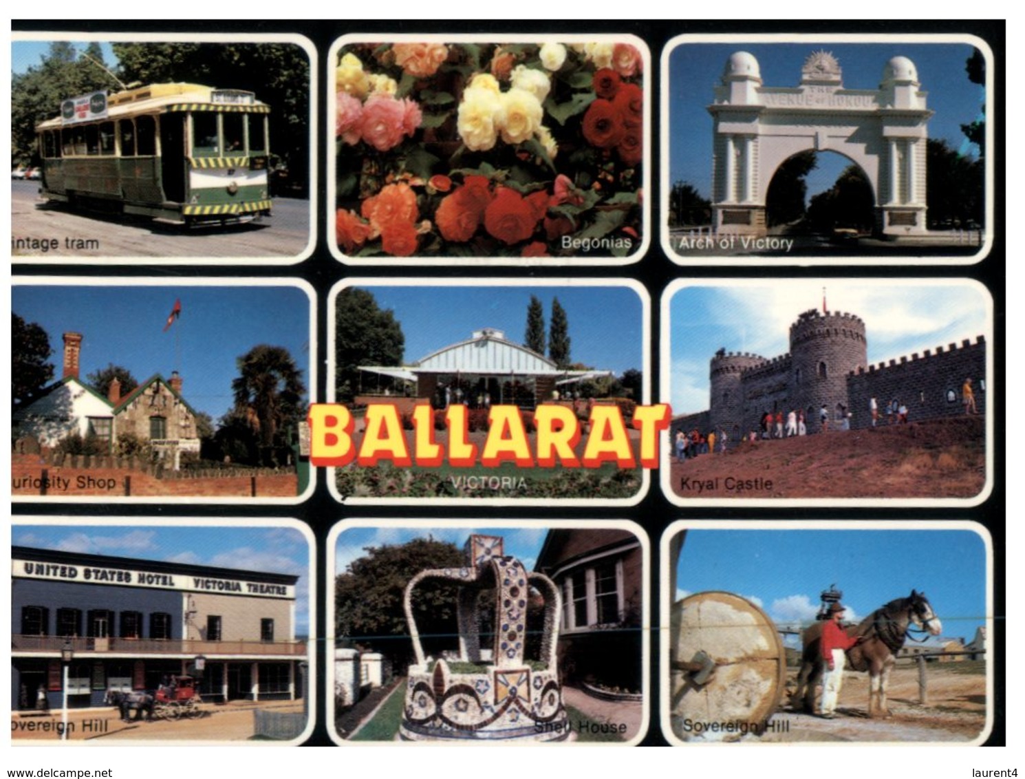 (125) Australia - (with Pre-stamp At Back Of Card)  - VIC - Ballarat - Ballarat