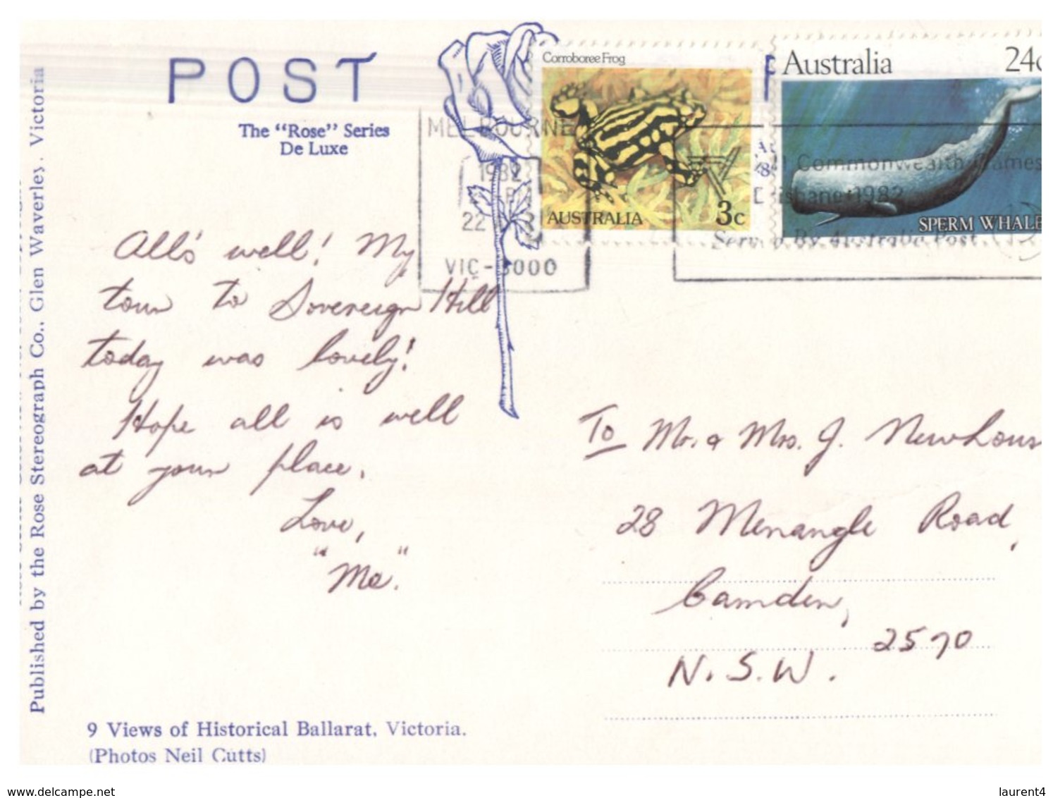 (125) Australia - (with Pre-stamp At Back Of Card)  - VIC - Ballarat - Ballarat