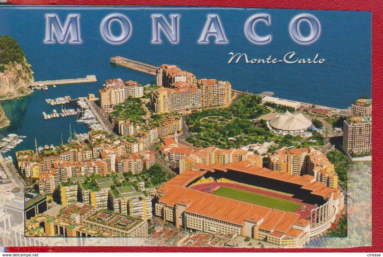 STADIUM STADE STADION MONTE CARLO MONACO  POSTCARD UNUSED - Monte-Carlo