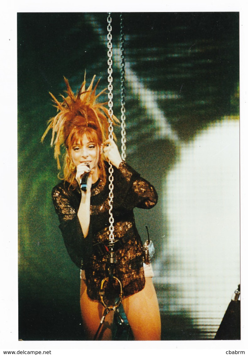 MYLENE FARMER TRES BELLE PHOTO COULEUR 12,5 X 18,5 CM Datant De 1997 - Famous People