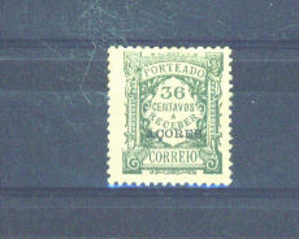 AZORES -  1922 Postage Due 36c MM - Azores