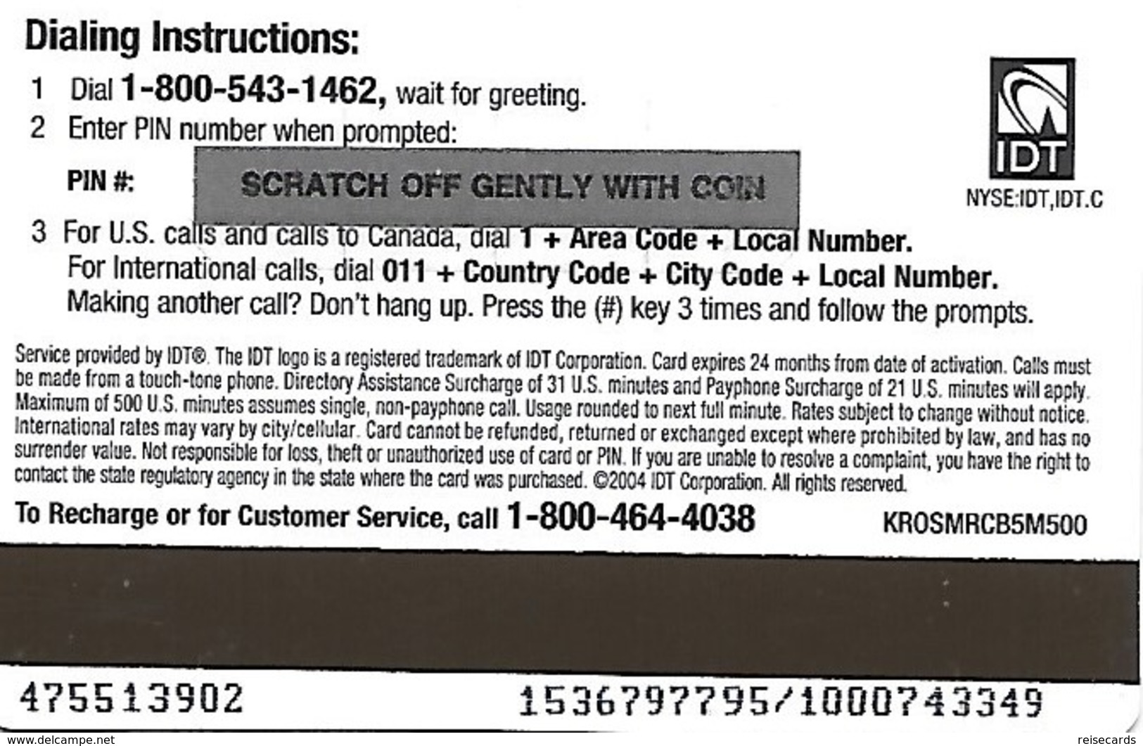 IDT:  Kroger - Other & Unclassified