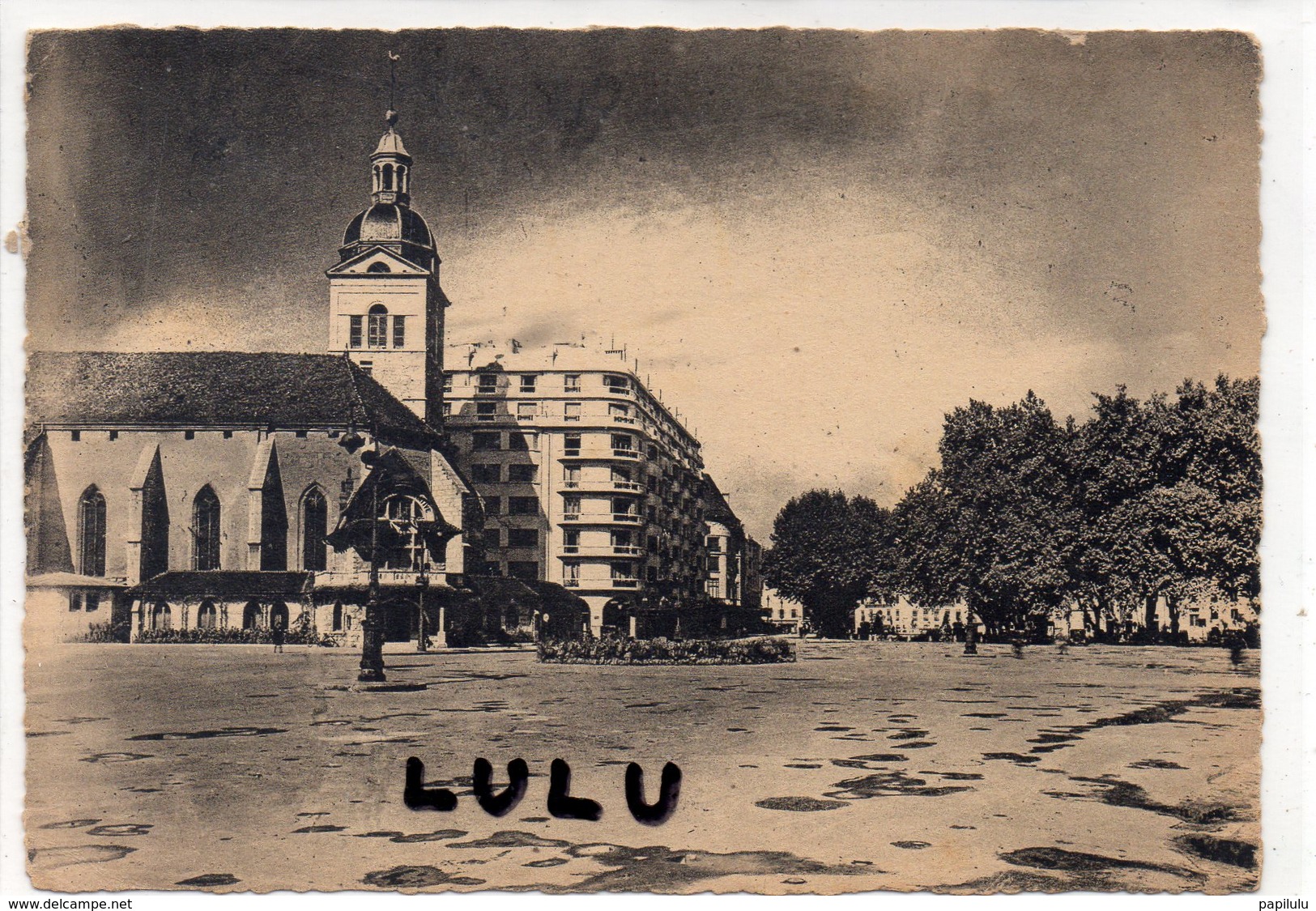 DEPT 74 : édit. Gardet Et Garin N° 1124 : Annecy Nouveau Quartier De La Place De L Hotel De Ville - Annecy