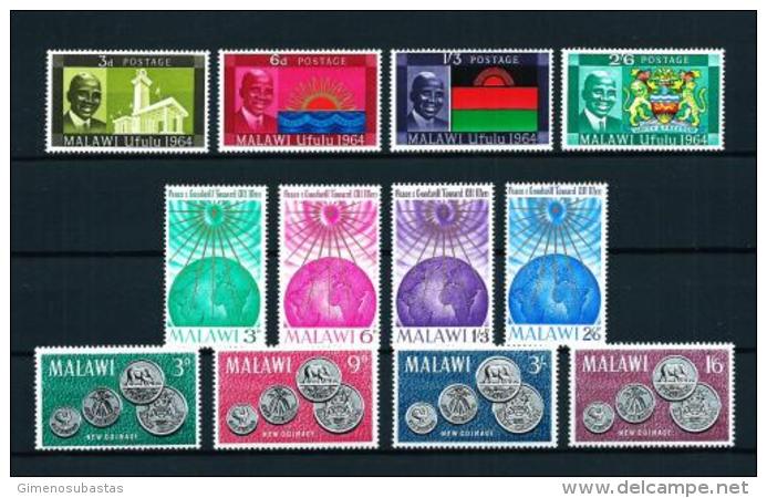 Malawi  N&ordm; Yvert  14/17-18/21-22/5  En Nuevo - Malawi (1964-...)