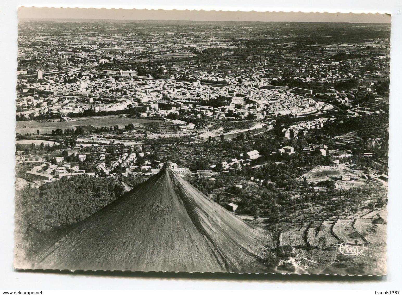 Ref 200 - ALES - Vue Panoramique AERIENNE De Rochebelle - Jolie CPSM Grand Format - Alès