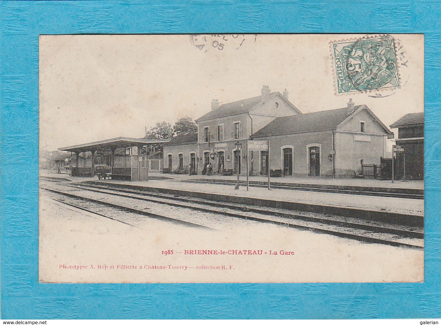 Brienne-le-Château, 1905. - La Gare - Les Quais. - Autres & Non Classés