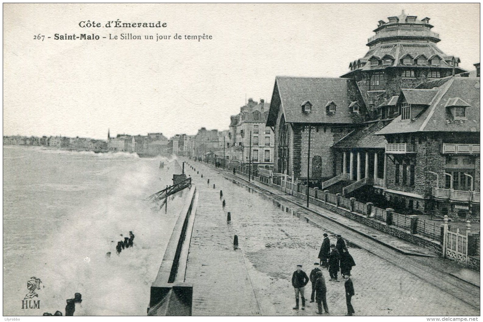 FRANCE -  Saint-Marlo.  Le Sillon Un Jour De Tempete - Saint Malo