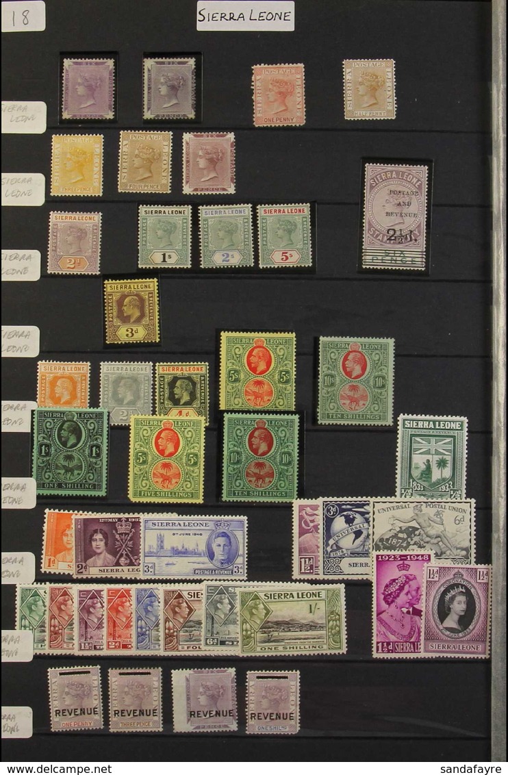 BRITISH WEST AFRICA QV To KGVI ATTRACTIVE MINT RANGES On Stockleaves, Mostly Fine Condition With Only Occasional Duplica - Sonstige & Ohne Zuordnung