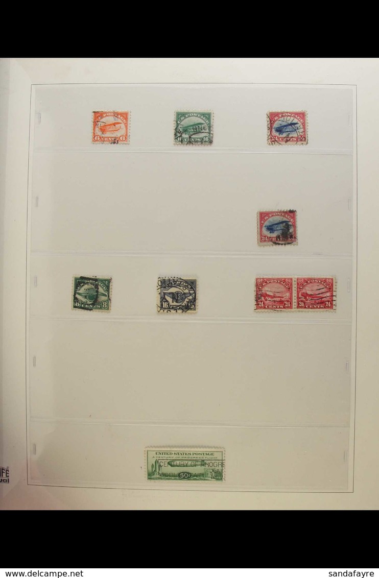 AIRMAIL STAMPS COLLECTION 1918-1994 MINT & USED (mainly Used), Majority Are USA Issues, Incl. 1918 Set Used Plus A Furth - Sonstige & Ohne Zuordnung