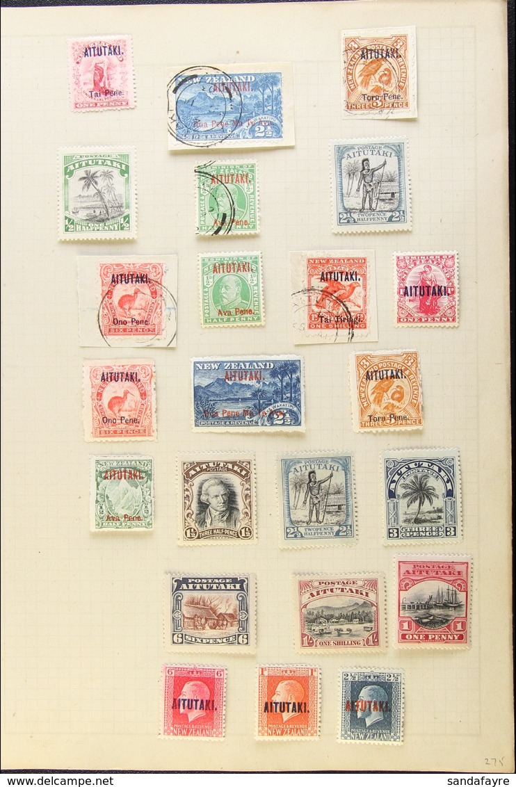 1903-1927 ATTRACTIVE MINT AND USED COLLECTION Fine And Fresh Condition. Note 1903-11 To 6d Mint, Plus Perf 11 Set (SG 4/ - Aitutaki