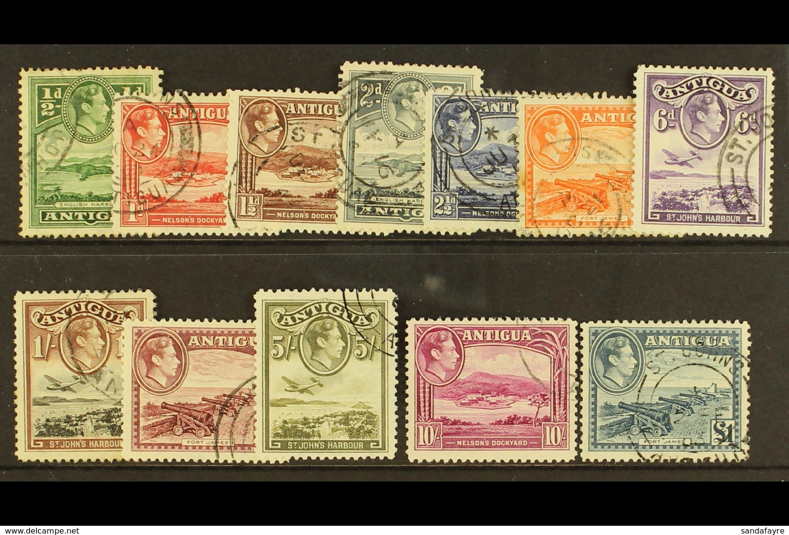 1938-51 Complete Set, SG 98/109, Fine Cds Used. (12) For More Images, Please Visit Http://www.sandafayre.com/itemdetails - Otros & Sin Clasificación