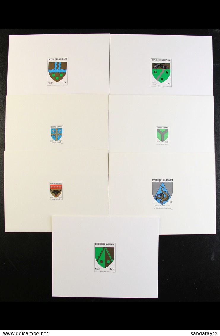 EPREUVES DE LUXE 1975-98 Lovely All Different Collection Featuring Regional And District Coats Of Arms. (25 Items) For M - Other & Unclassified