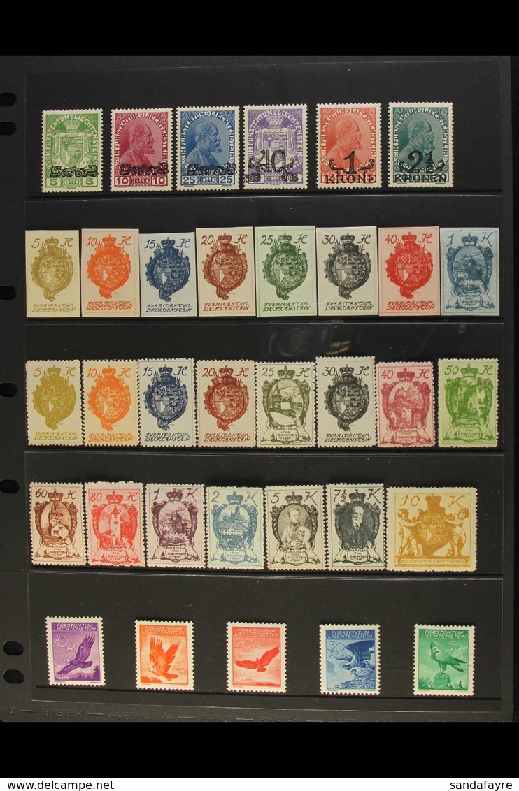 1920-1954 MINT/NHM COLLECTION. A Most Useful Range Presented On A Pair Of Stock Pages That Includes The 1920 Surcharged  - Sonstige & Ohne Zuordnung