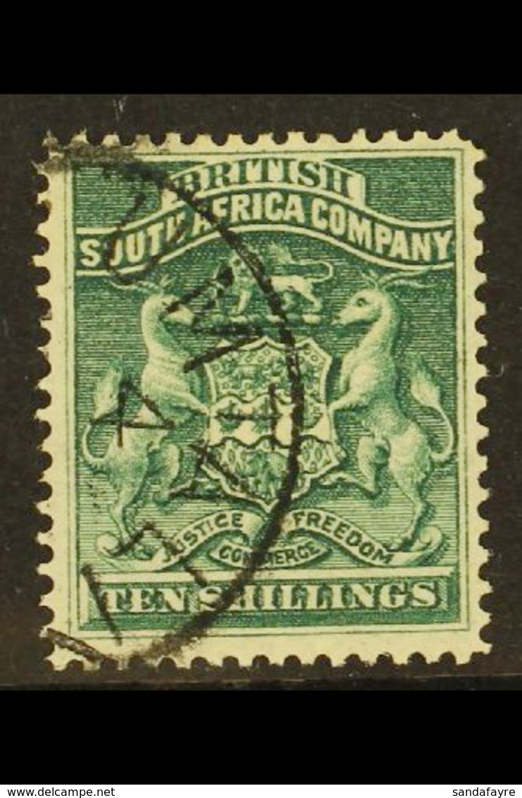 1892-93 10s Deep Green, SG 9, Very Fine Cds Used For More Images, Please Visit Http://www.sandafayre.com/itemdetails.asp - Sonstige & Ohne Zuordnung
