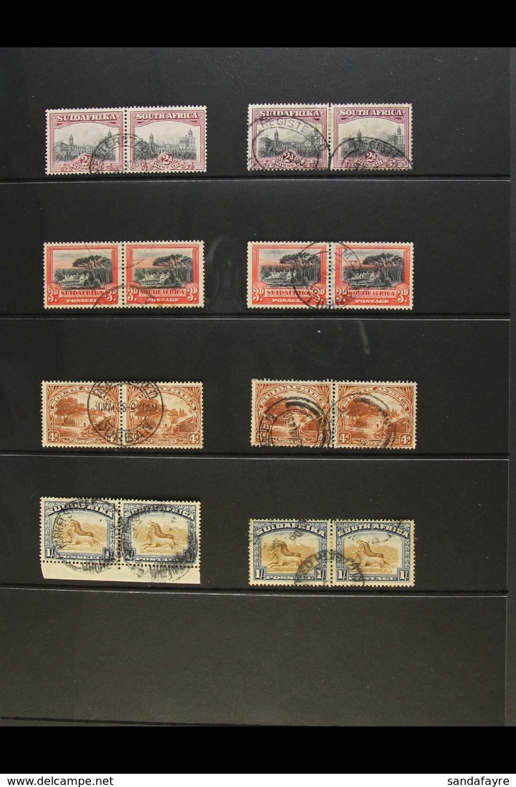1927-30 LONDON PICTORIAL DEFINITIVES All Different Good To Fine Used HORIZONTAL PAIRS Comprising 2d, 3d, 4d And 1s With  - Unclassified