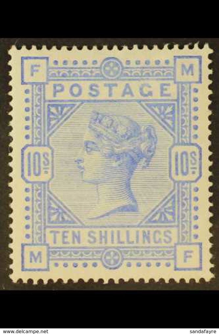 1883-91 10s Pale Ultramarine, SG 183a, Never Hinged Mint In Bright Post Office - Fresh Condition, Well- Centered With Fu - Sonstige & Ohne Zuordnung