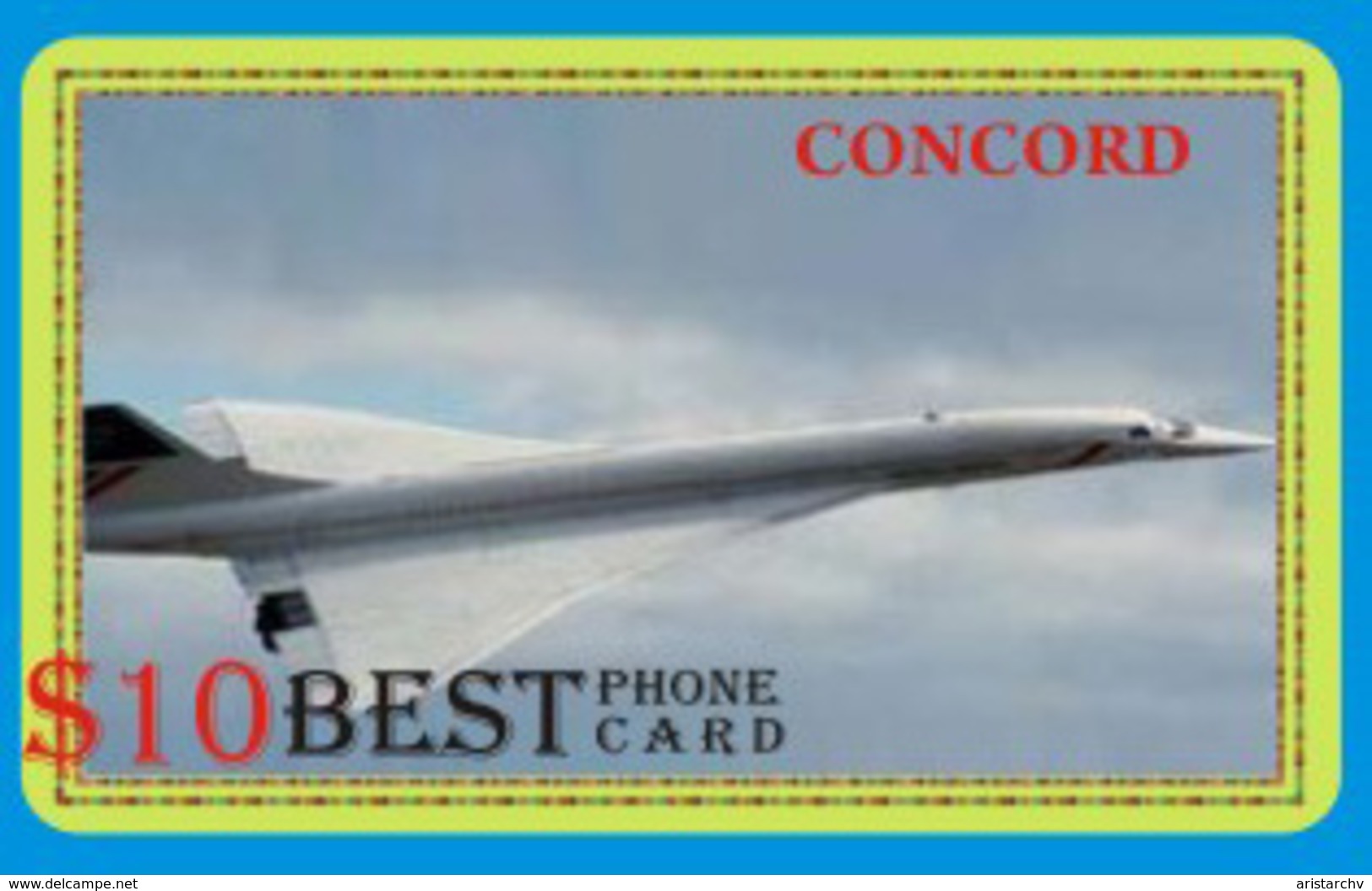 AVIATION PLANE CONCORDE SET OF 21 PHONE CARDS - Avions