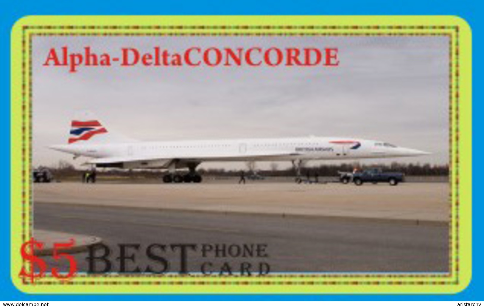 AVIATION PLANE CONCORDE SET OF 21 PHONE CARDS