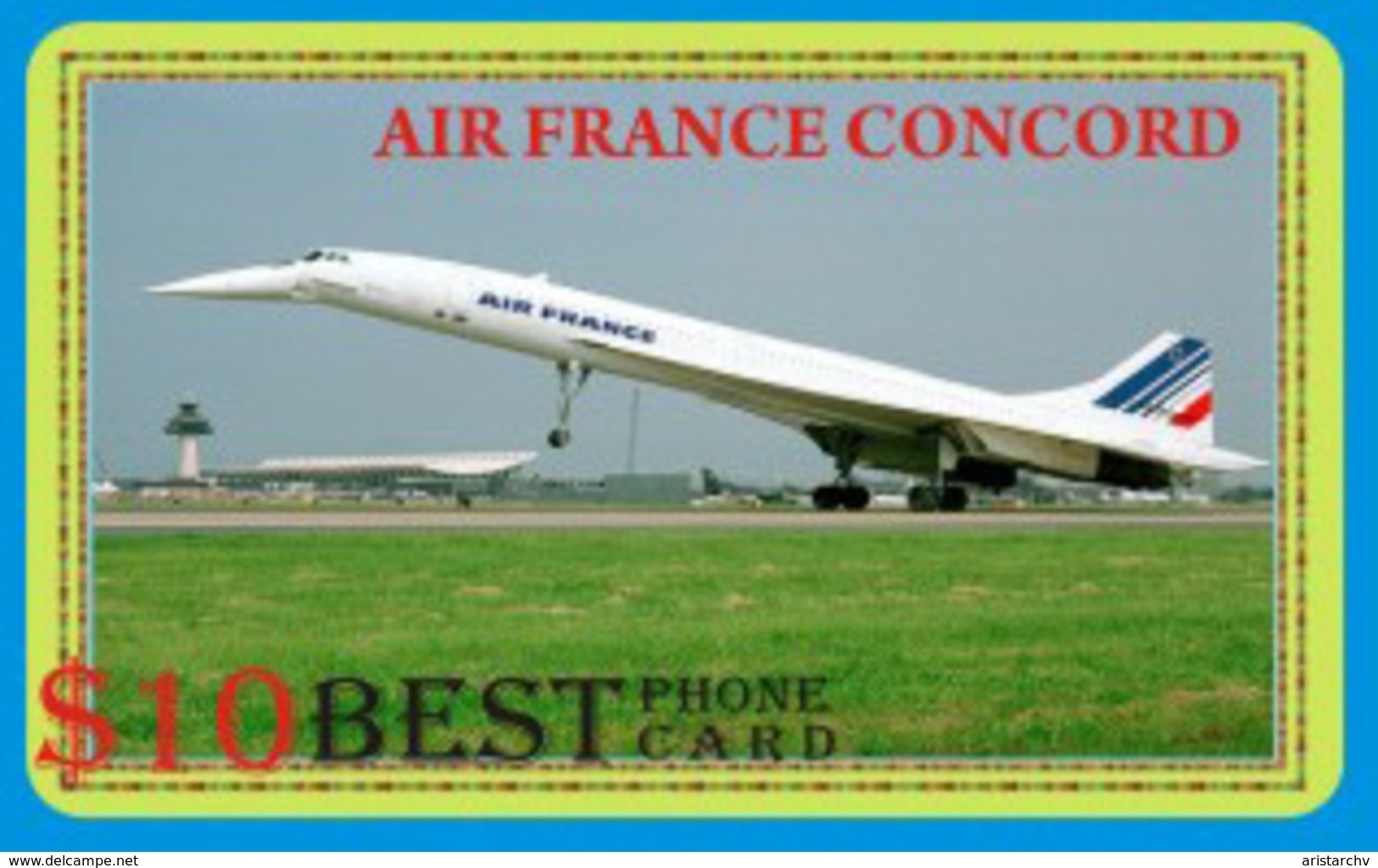 AVIATION PLANE CONCORDE SET OF 21 PHONE CARDS