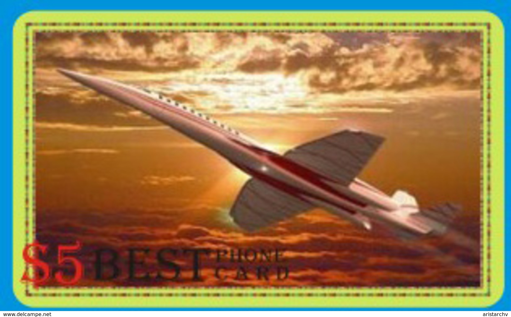 AVIATION PLANE CONCORDE SET OF 21 PHONE CARDS