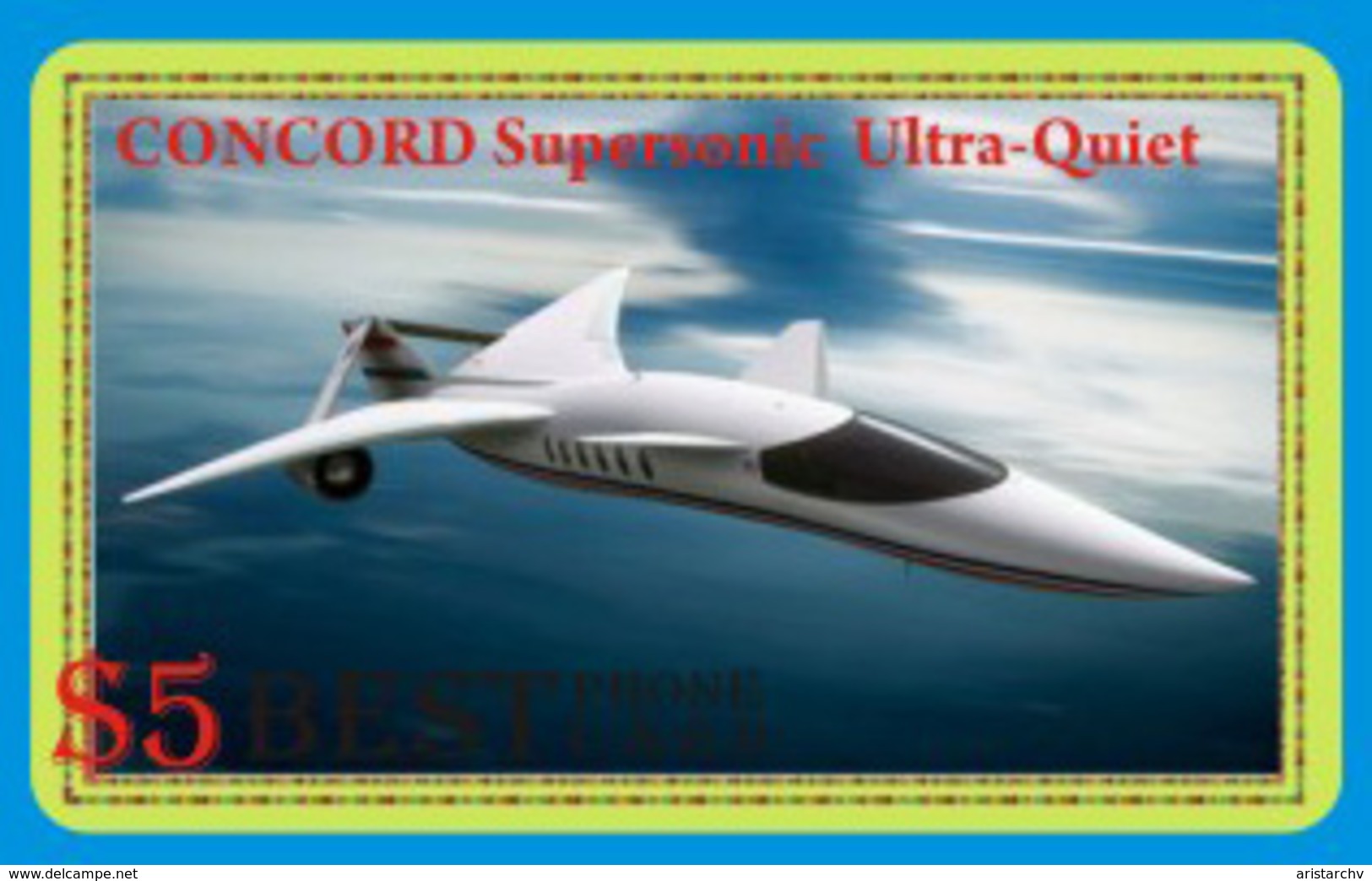 AVIATION PLANE CONCORDE SET OF 21 PHONE CARDS