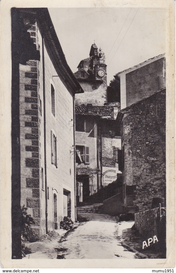 GIGONDAS 84 VAUCLUSE RUE DE L'HORLOGE BELLE CARTE RARE !!! - Autres & Non Classés