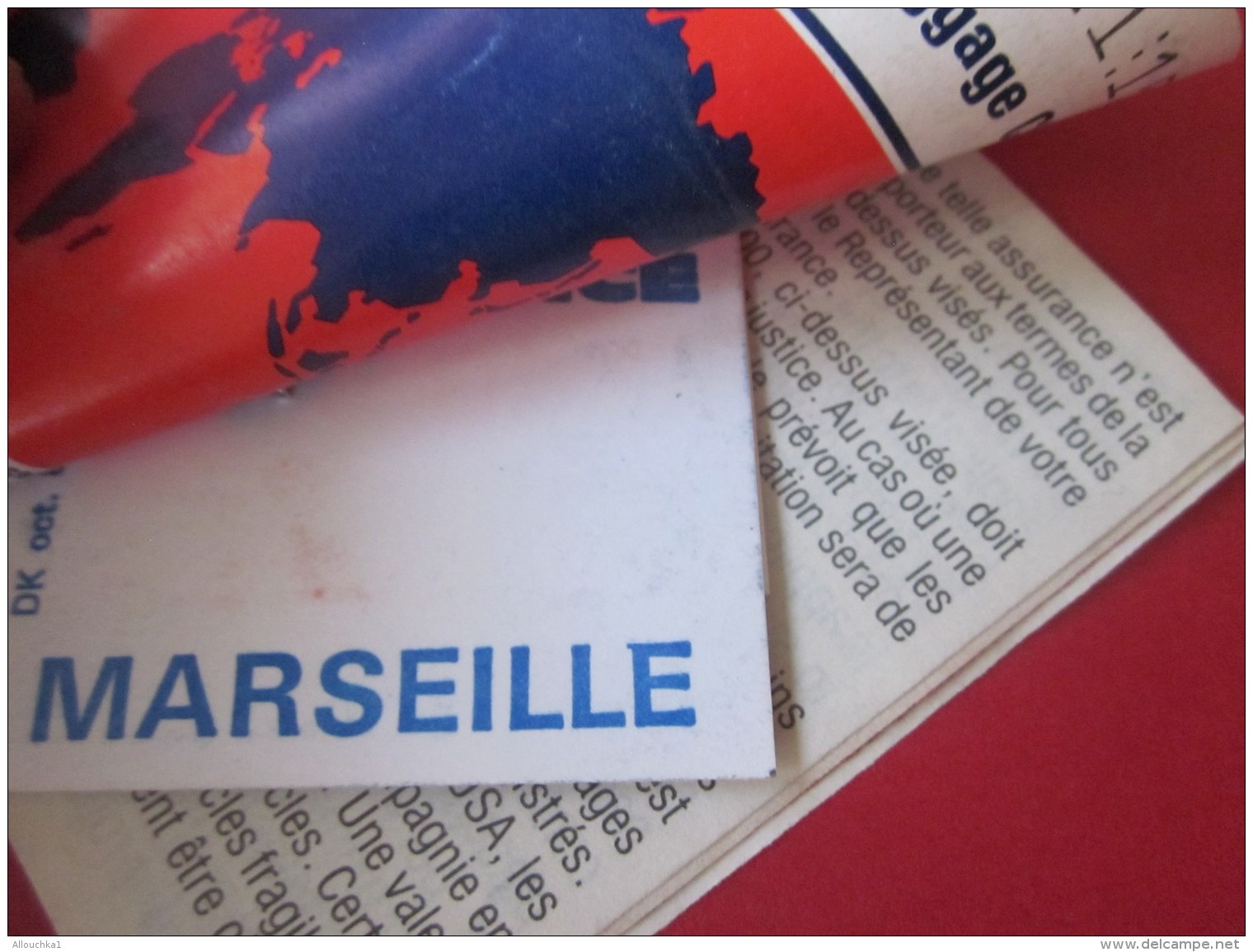 BILLET EMBARQUEMENT AVION AIR FRANCE  TITRE TRANSPORT TICKET LIGNE AERIENNE MARSEILLE / POINTE A PITRE GUADELOUPE 1988 - Europe