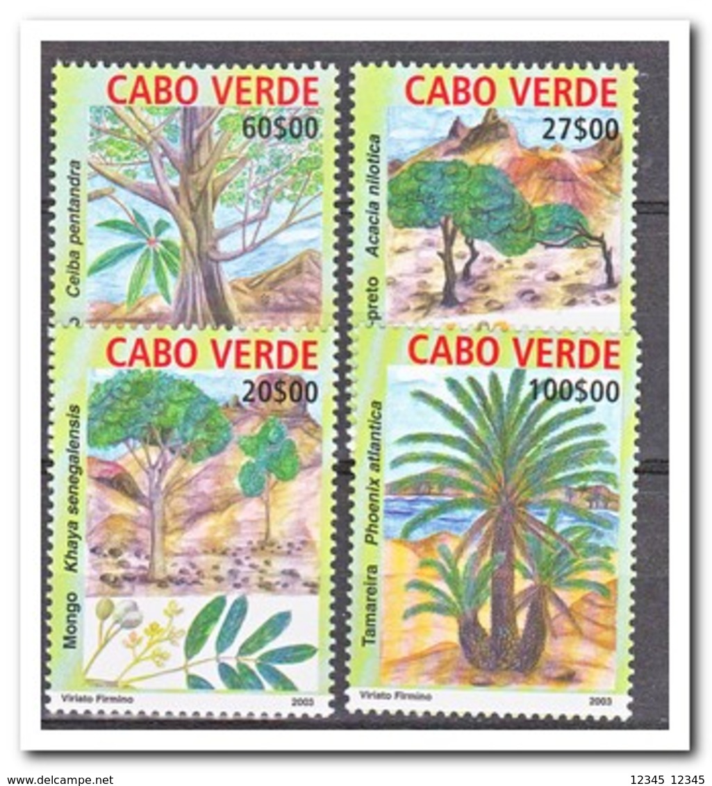 Kaap Verde 2004, Postfris MNH, Trees - Kap Verde