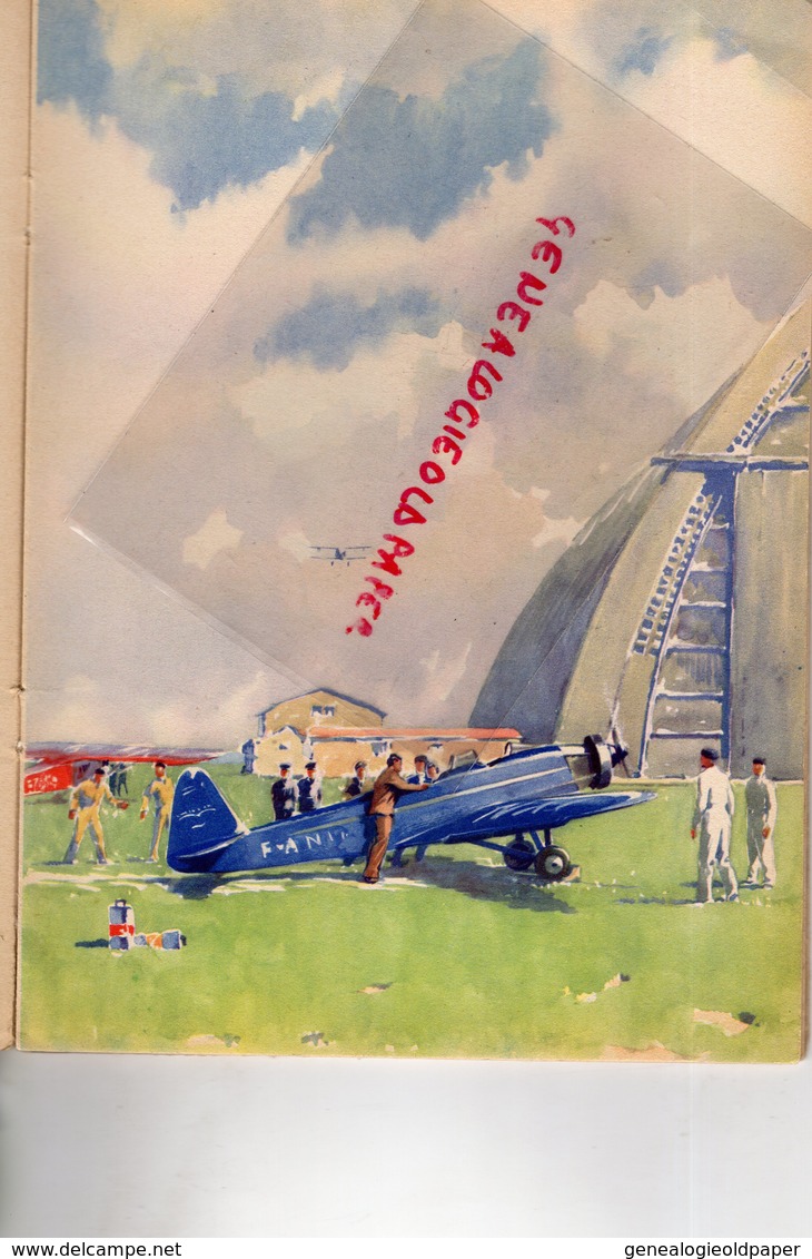 AVIATION-AVION-  HELENE BOUCHER PAR ROLAND TESSIER-ILLUSTRATIONS PAUL LENGELLE-AERODROME ROLAND GARROS -FLAMMARION 1943