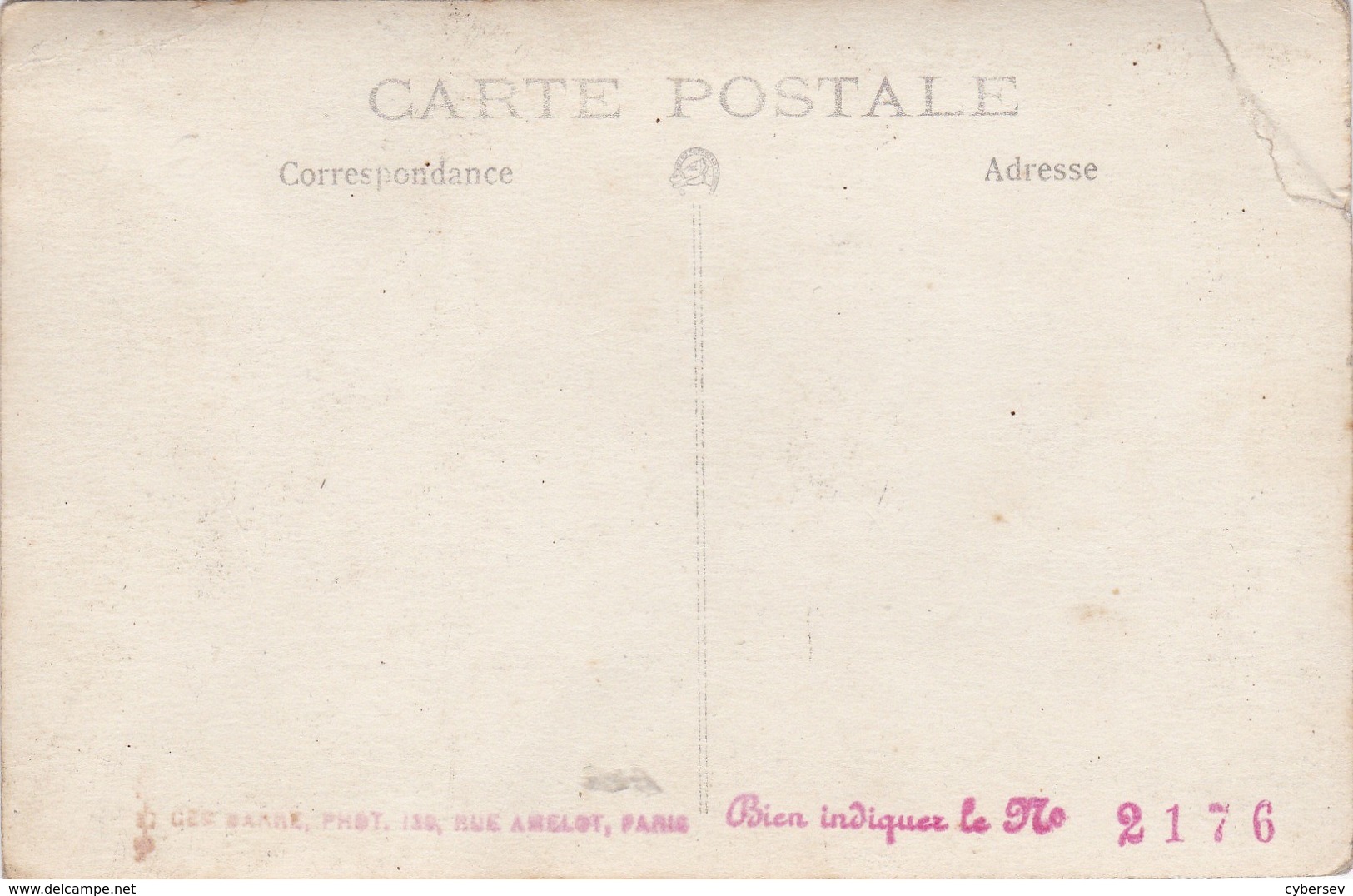 Carte-Photo Bistrot Chez J. Hector -  Sans Doute Paris (scanne Verso) 2 Scannes - Cafés