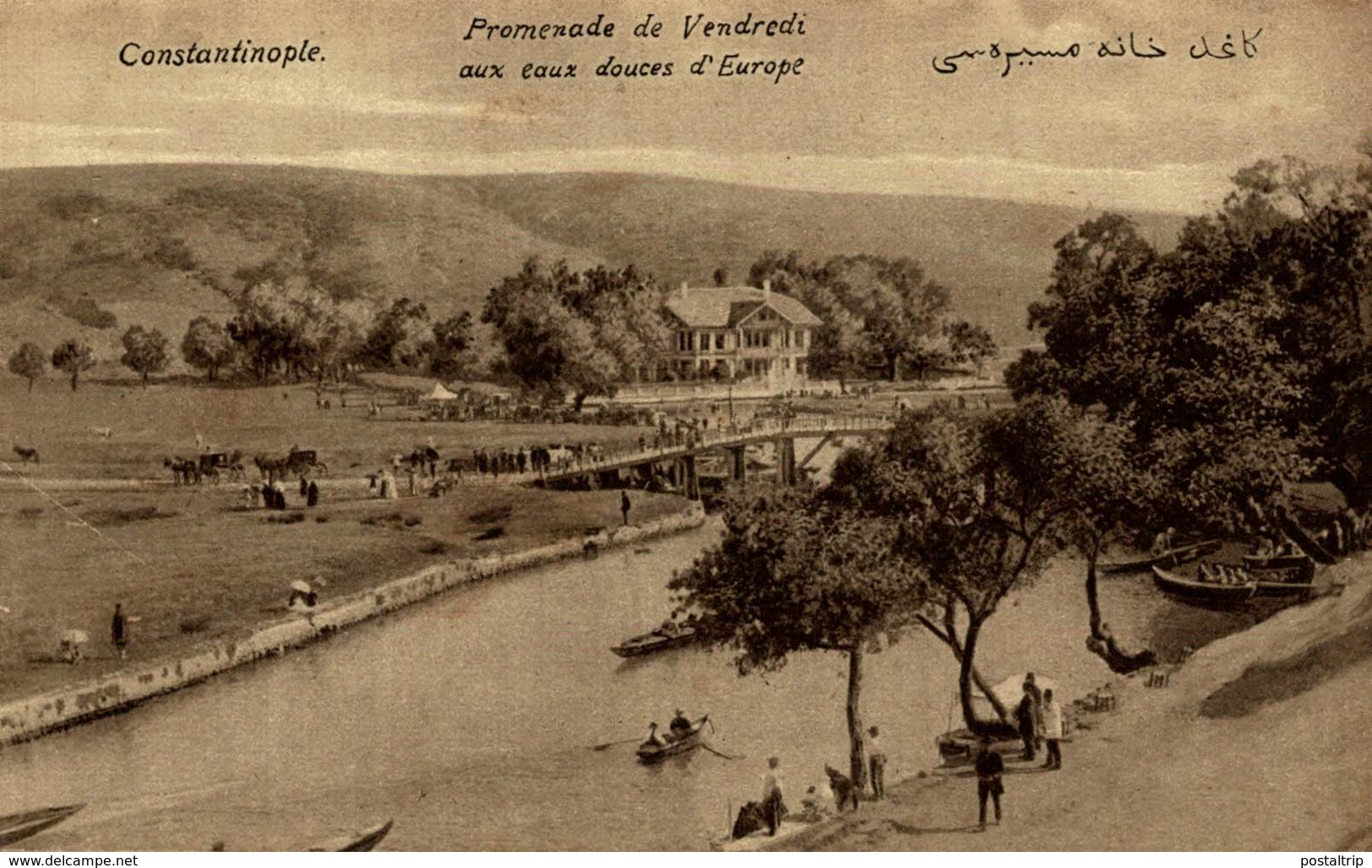 Constantinople / Istanbul - Promenade De Vendredi Aux Eaux Douces D'Europe  TURQUIE TURQUIA - Turquia